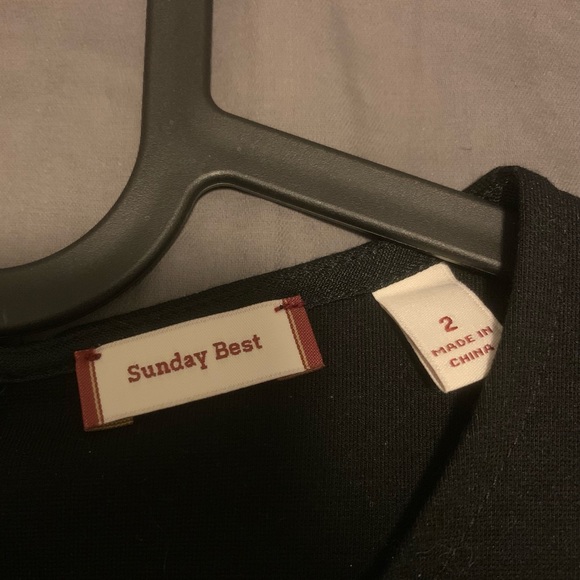 aritzia Sunday best tartine dress black size 2 - Picture 3 of 4